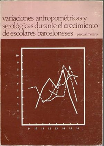 Portada del libro de VARIACIONES ANTROPOMETRICAS Y SEROLOGICAS DURANTE EL CRECIMIENTO DE ESCOLARES BARCELONESES