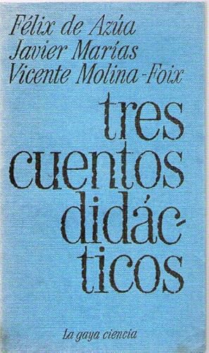 Portada del libro de TRES CUENTOS DIDACTICOS