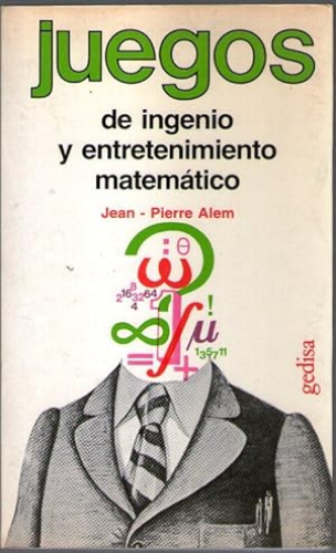 Portada del libro de JUEGOS DE INGENIO Y ENTRETENIMIENTO MATEMATICO