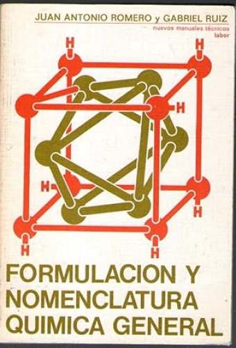 Portada del libro de FORMULACION Y NOMENCLATURA QUIMICA GENERAL