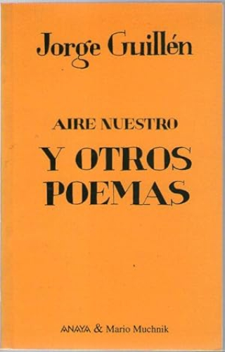 Portada del libro de AIRE NUESTROm Y OTROS POEMAS