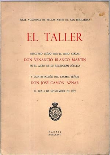 Portada del libro de TALLER, EL - DISCURSO LEIDO POR