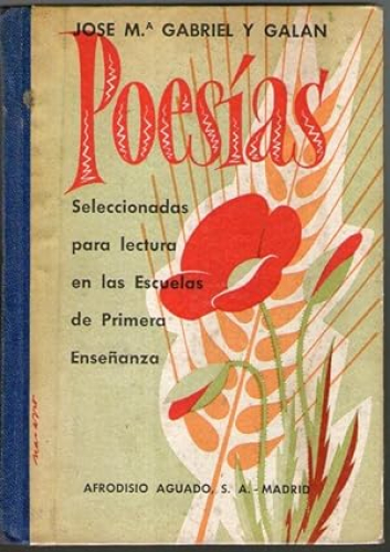 Portada del libro de POESIAS - SELECCIONADAS PARA LA LECTURA EN LAS ESCUELAS DE PRIMERA ENSEÑANZA