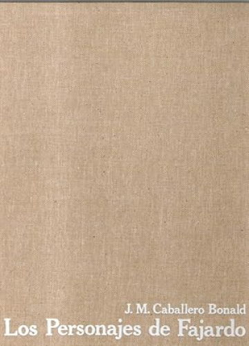 Portada del libro de LOS PERSONAJES DE FAJARDO