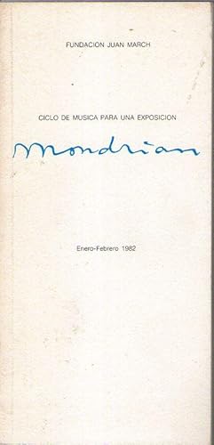 Portada del libro de CICLO DE MUSICA PARA UNA EXPOSICION - MONDRIAN