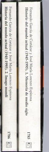 Portada del libro de HISTORIA DEL MUNDO ACTUAL 1945-1995 - 2 TOMOS