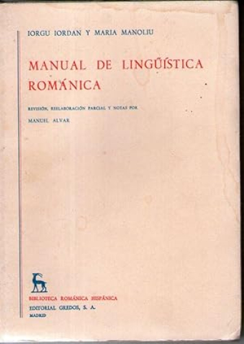 Portada del libro de MANUAL DE LINGUISTICA ROMANICA - II