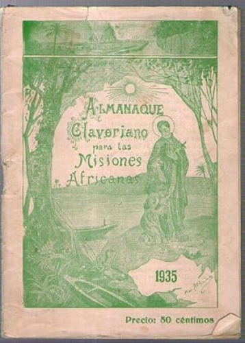 Portada del libro de ALMANAQUE CLAVERIANO PARA LAS MISIONES AFRICANAS