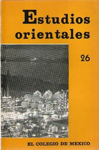 Portada del libro de ESTUDIOS ORIENTALES 26