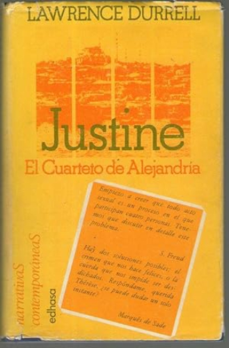 Portada del libro de JUSTINE - EL CUARTETO DE ALEJANDRIA