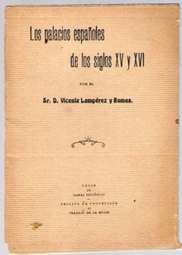 Portada del libro de LOS PALACIOS ESPAÑOLES DE LOS SIGLOS XV Y XVI