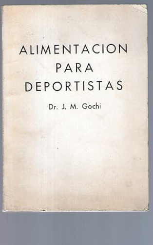 Portada del libro de ALIMENTACION PARA DEPORTISTAS