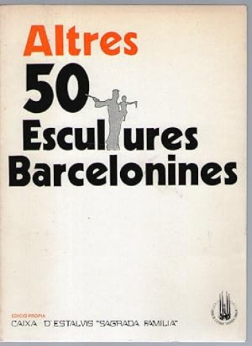 Portada del libro de ALTRES 50 ESCULTURES BARCELONINES