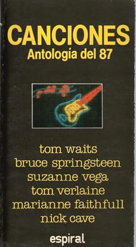 Portada del libro de CANCIONES - ANTOLOGIA DEL 87