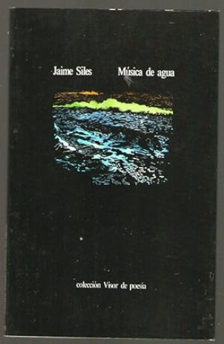 Portada del libro de MUSICA DE AGUA