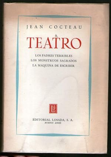 Portada del libro de LOS PADRES TERRIBLES - LOS MONSTRUOS SAGRADOS - LA MAQUINA DE ESCRIBIR