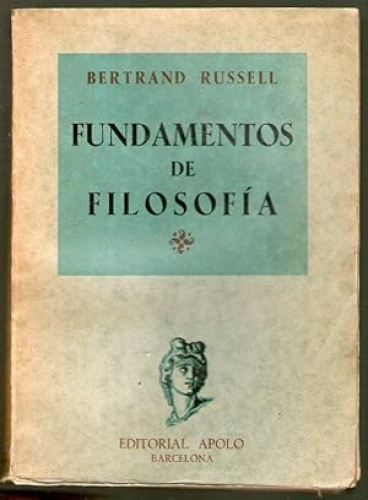 Portada del libro de FUNDAMENTOS DE FILOSOFIA