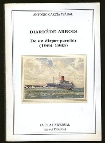 Portada del libro de DIARIO DE ARBOIS - DE UN DISPAR PERCIBIR (1964-1965)