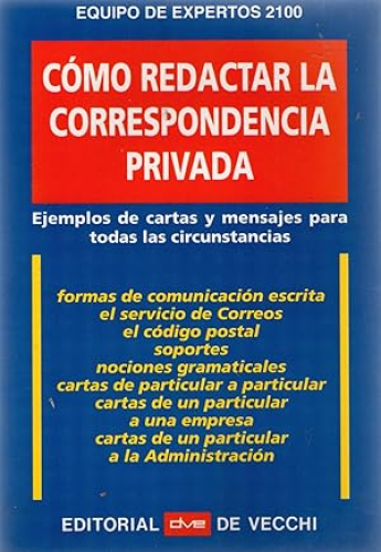 Portada del libro de COMO REDACTAR LA CORRESPONDENCIA PRIVADA