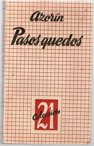 Portada del libro de PASOS QUEDOS