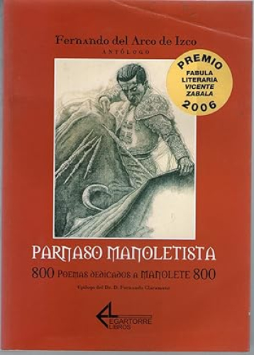 Portada del libro de PARNASO MANOLETISTA - 800 POEMAS DEDICADOS A MANOLETE