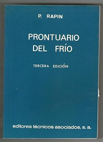 Portada del libro de PRONTUARIO DEL FRIO