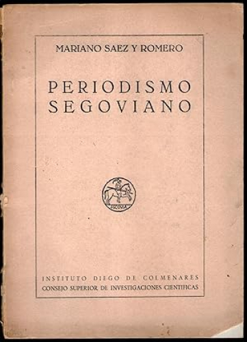 Portada del libro de PERIODISMO SEGOVIANO