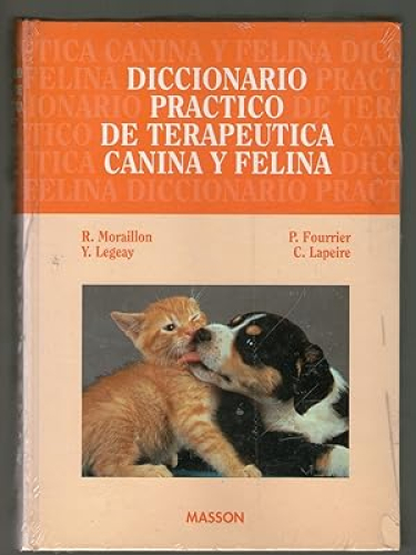 Portada del libro de DICCIONARIO PRACTICO DE TERAPEUTICA CANINA Y FELINA