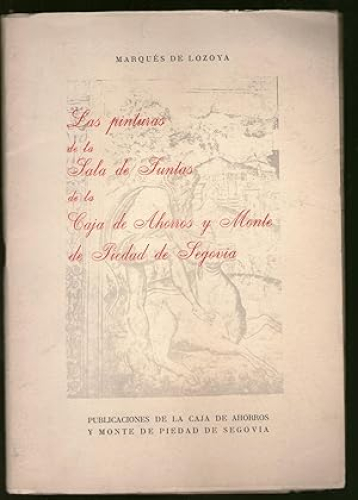 Portada del libro de LAS PINTURAS DE LA SALA DE JUNTAS DE LA CAJA DE AHORROS Y MONTE DE PIEDAD DE SEGOVIA