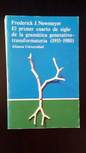 Portada del libro de PRIMER CUARTO DE SIGLO DE LA GRAMATICA GENERATIVO-TRANSFORMATORIA, EL