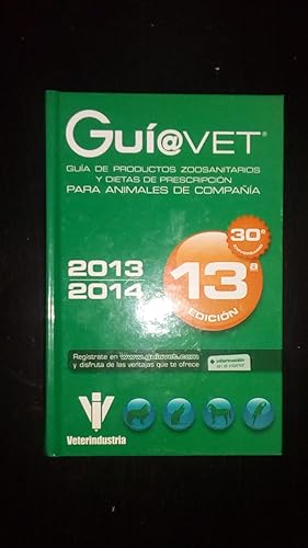 Portada del libro de GUI@VET - GUIA DE PRODUCTOS ZOOSANITARIOS Y DIETAS DE PRESCRIPCION PARA ANIMALES DE COMPAÑIA