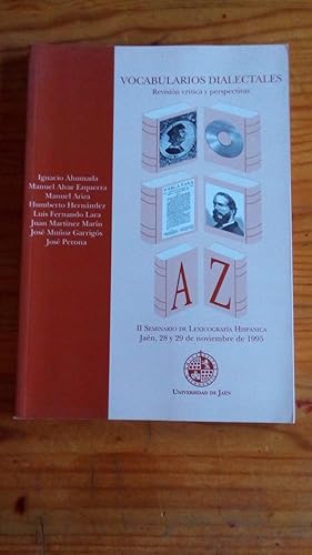 Portada del libro de VOCABULARIOS DIALECTALES - RELFEXION CRITICA Y PERSPECTIVAS