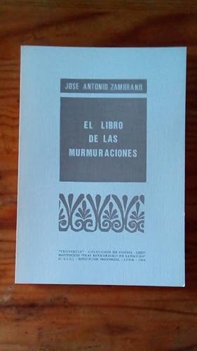 Portada del libro de LIBRO DE LAS MURMURACIONES, EL