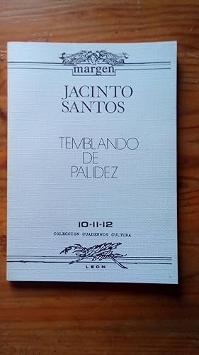 Portada del libro de TEMBLANDO DE PALIDEZ