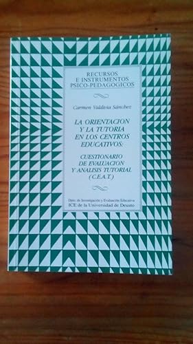 Portada del libro de ORIENTACION Y LA TUTORIA EN LOS CENTROS EDUCATIVOS: CUESTIONARIO DE EVALUACION Y ANALISIS TUTORIAL (C.E.A.T),...