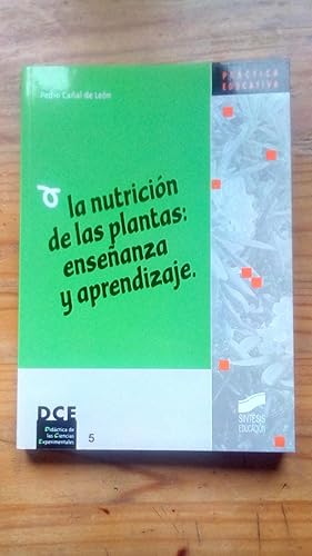 Portada del libro de NUTRICION DE LAS PLANTAS: ENSEÑANZA Y APRENDIZAJE, LA