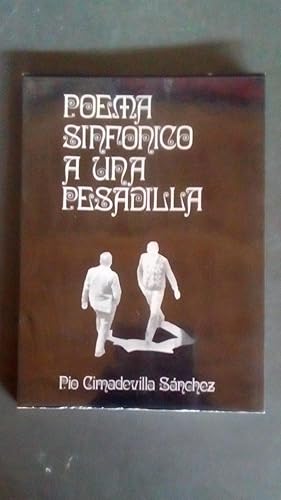 Portada del libro de POEMA SINFONICO A UNA PESADILLA