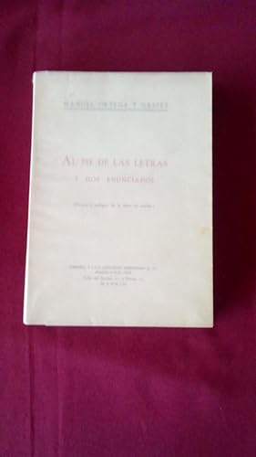 Portada del libro de AL PIE DE LAS LETRAS - DESENTENDIMIENTO - POR LAS SEÑALES