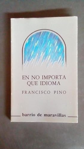 Portada del libro de EN NO IMPORTA QUE IDIOMA