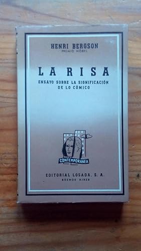 Portada del libro de RISA, LA - ENSAYO SOBRE LA SIGNIFICACION DE LO COMICO