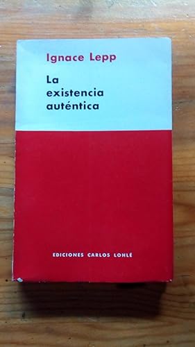 Portada del libro de EXITENCIA AUTENTICA, LA