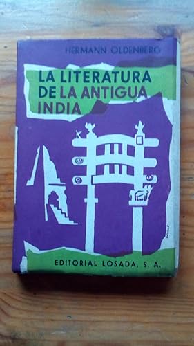 Portada del libro de LITERATURA DE LA ANTIGUA INDIA, LA