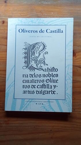 Portada del libro de OLIVEROS DE CASTILLA ( GUIA DE LECTURA)