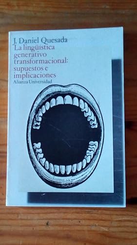 Portada del libro de LINGÜISTICA GENERATIVO TRANSFORMACIONAL: SUPUESTOS E IMPLICACIONES, LA