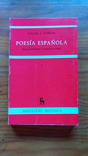 Portada del libro de POESIA ESPAÑOLA - NEOCLASICISMO Y ROMANTICISMO