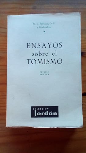 Portada del libro de ENSAYOS SOBFRE EL TOMISMO