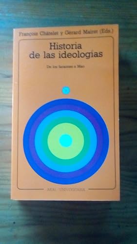 Portada del libro de HISTORIA DE LA IDEOLOGIAS - DE LOS FARAONES A MAO