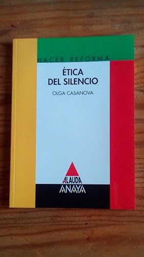 Portada del libro de ETICA DEL SILENCIO