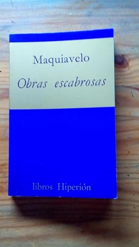 Portada del libro de OBRAS ESCABROSAS