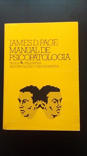 Portada del libro de MANUAL DE PSICOPATOLOGIA